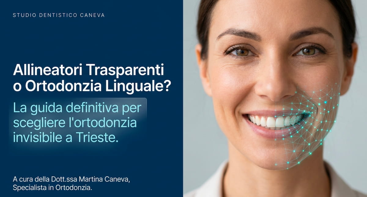 Allineatori trasparenti e ortodonzia linguale a confronto – Studio Dentistico Caneva, Trieste